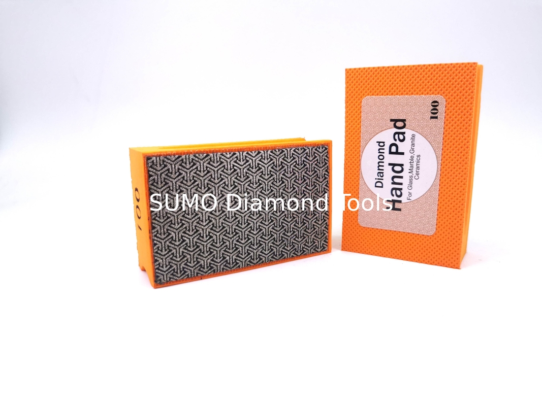 Electroplated Diamond Arrow pattern Hand Polishing Pads