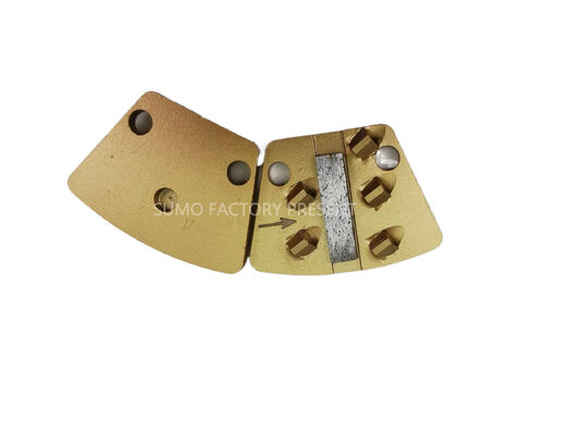 CPS Trapezoid 5 PCD  Magnetic Connection Diamond Grinding Shoes non-threaded